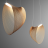 Дизайнерский подвесной светильник Wind в японском стиле Wabi-Sabi