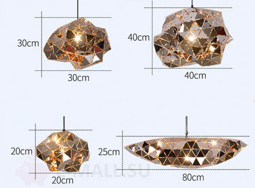 Подвесной светильник Triangulos Metalicos