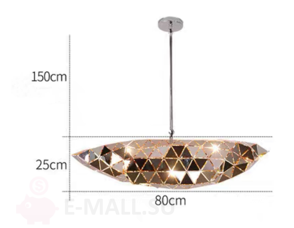 Подвесной светильник Triangulos Metalicos