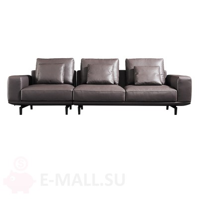 Диван модульный из кожи в стиле YARD Sofa By Lema, четырехместный 248*100*91 см