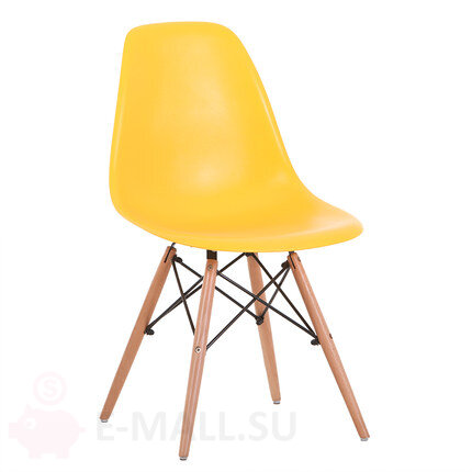 Пластиковые стулья Эймс Eames, желтый