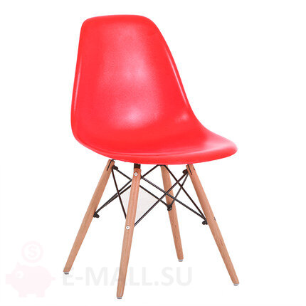 Пластиковые стулья Эймс Eames, красный