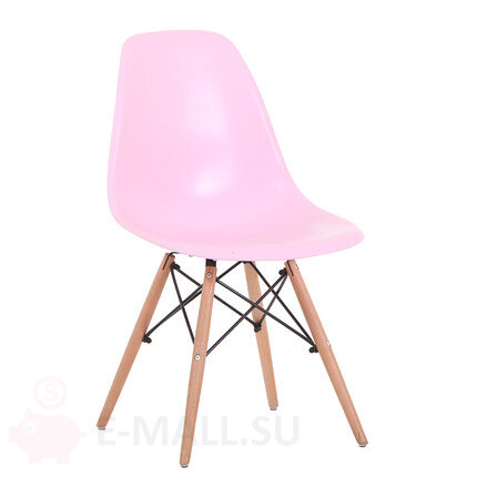 Пластиковые стулья Эймс Eames, розовый