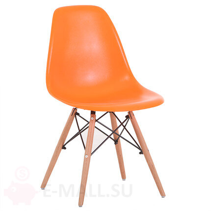 Пластиковые стулья Эймс Eames, оранжевый