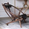Дизайнерское современное кресло Hans J Wegner Style PP 130 Hoop Chair