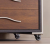 Интерьерный комод на колёсиках с открытой полкой Nivianno