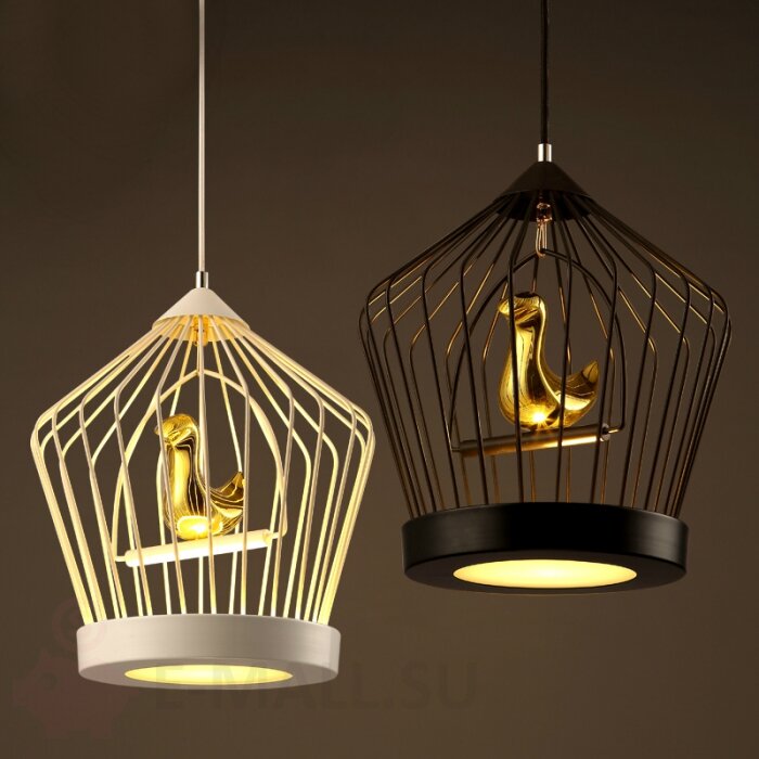 Подвесной светильник Cage Golden Bird