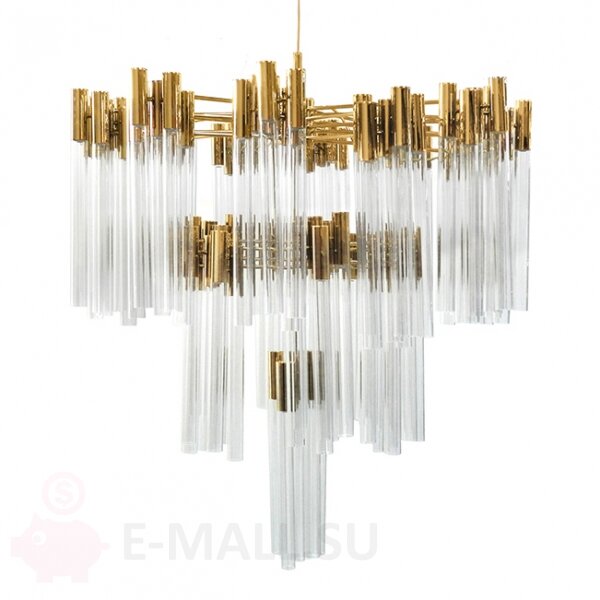 Люстра Contemporary chandelier crystal brass, 