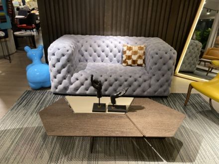 Диван из микрофибры в стиле BAXTER CHESTER MOON