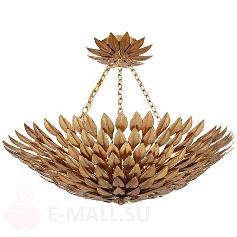 Люстра Crystorama Broche plumage Antique Gold CHANDELIER, 