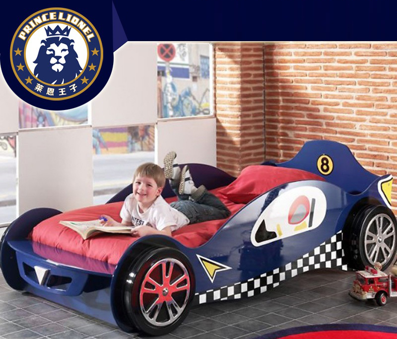 Кровать детская в виде машинки Prince Lionel 992-01, синий