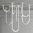 Потолочная люстра в стиле Les Cordes chandelier by Mathieu Lehanneur белая