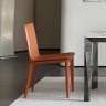 Современные стулья для столовой полностью обитые кожей