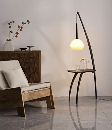 Wabi Кофейный столик из дерева в Wabi-Sabi стиле