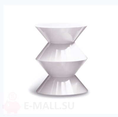 Приставной столик, дизайн Minotti Cesar Side Table, молочный, 36*36*53 см
