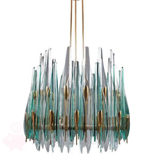 Люстра Max Ingrand Dahlia Chandelier designed by Max Ingrand in 1954