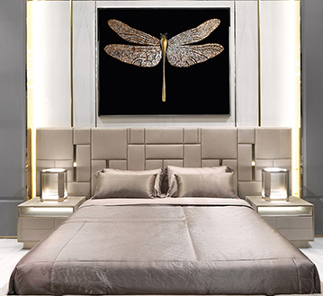 Двуспальная свадебная кровать Visionnaire на заказ В итальянском стиле, Кровать с широким изголовьем 180*200 см