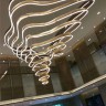 Большая параметрическая люстра из латуни для гостиной, отеля или торгового центра