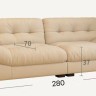 Мягкий диван в стиле Baxter