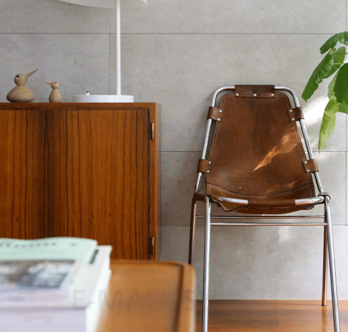 Стул для конференций и кафе в стиле Les Arcs Chairs by Charlotte Perriand
