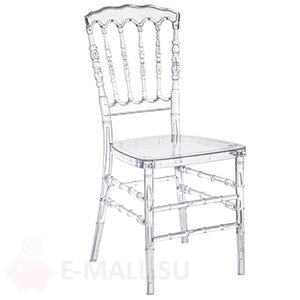 Акриловые свадебные прозрачные стулья Chiavari поликарбонат, Стул Наполеон