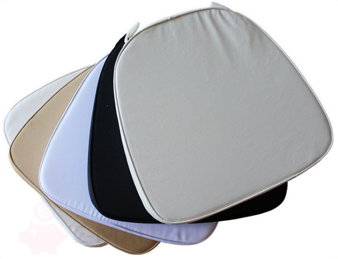 Акриловые свадебные прозрачные стулья Chiavari поликарбонат, Подушка для стульев кожзам или ткань 4 см, за 10 штук