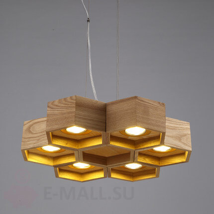 Люстра Honeycomb 6 Loft Wooden Ecolight, 