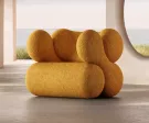 Интерьерное мягкое фигурное кресло Alentorn