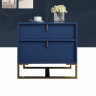 Тумбочка прикроватная Modern Blue Nightstand Minimalist Bedside Table