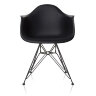 Пластиковые стулья DAR, дизайн Чарльза и Рэй Эймс Eames, ножки черные