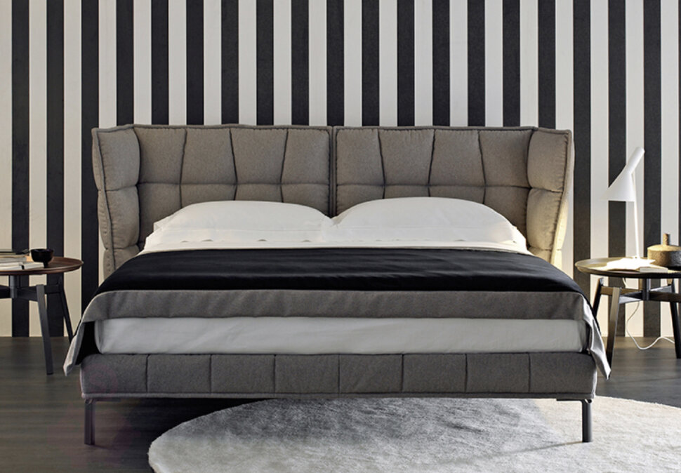 Кровать в стиле Husk, 200*220, ткань 