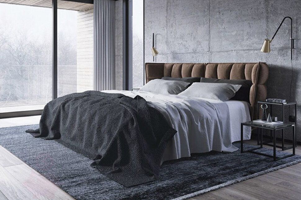 Кровать в стиле Husk