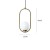 Подвесной светильник в стиле B.LUX C Ball S1 Pendant Light, Размер 20*40 см, полная латунь