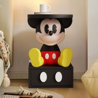 Mickey Столик из МДФ и смолы в современном стиле