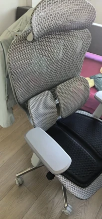 Ergoup Кресло из металла и ткани в современном стиле