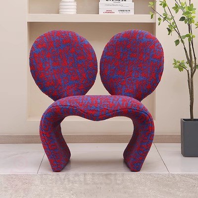 Кресло для детской или гостиной в стиле Mickey, цвет розово-голубой, кресло 89*68*86 см