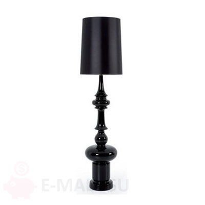 Настольная лампа в виде шахматной фигуры в стиле De La Espada Table Lamp, черный
