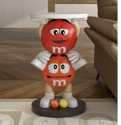 Интерьерный кофейный столик M&Ms RedUpOrange