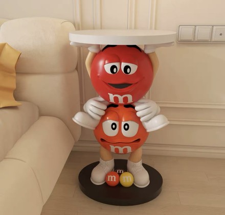 Интерьерный кофейный столик M&Ms RedUpOrange