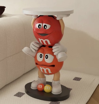 Интерьерный кофейный столик M&Ms RedUpOrange