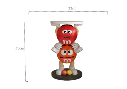 Интерьерный кофейный столик M&Ms RedUpOrange