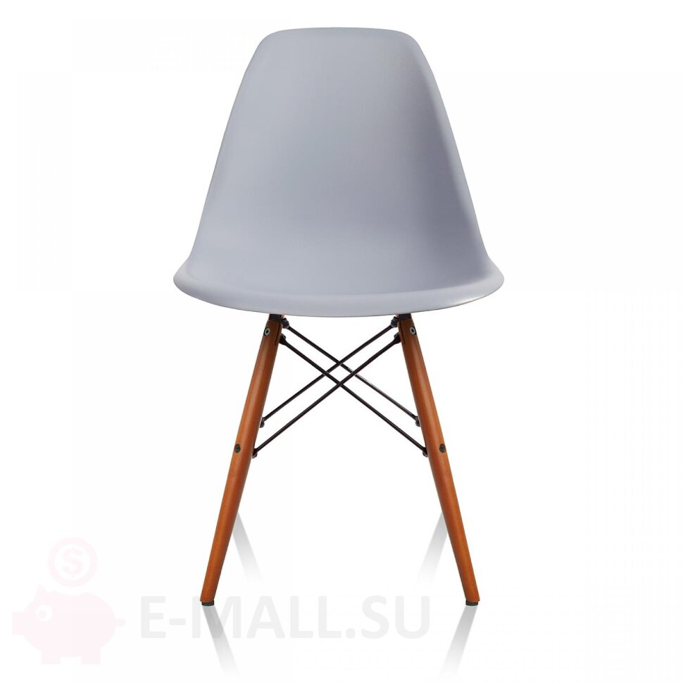 Пластиковые стулья DSW, дизайн Чарльза и Рэй Эймс Eames, ножки темные