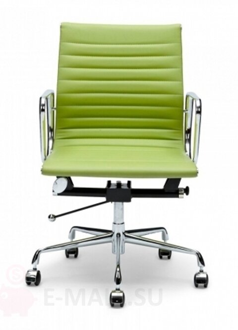 Офисные кресла Eames Aluminum Group E117, дизайн Чарльза и Рэй Эймс Eames, зеленый