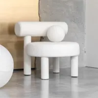Modern Кресло из дерева и ткани в современном стиле