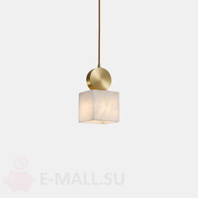 Подвесной дизайнерский светильник из мрамора в стиле Gilson