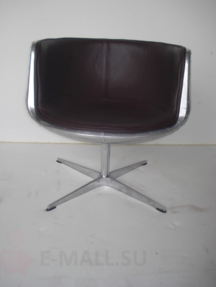 Алюминиевый металлический стул авиатор с заклепками в стиле Spitfire Cup Chair