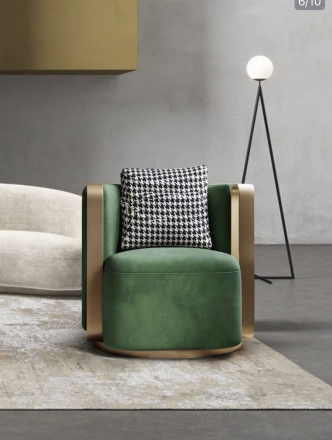 Крутящееся кресло в итальянском стиле Italian Style Swivel Chair Toronto