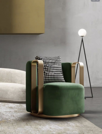 Крутящееся кресло в итальянском стиле Italian Style Swivel Chair Toronto