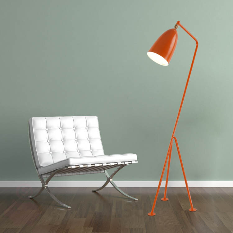 Торшер дизайнерский в стиле GRASSHOPPER FLOOR LAMP BY GRETA GROSSMAN, 1.2 м