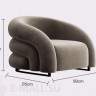 Кресло интерьерное в стиле Baloon armchair by Armani Casa